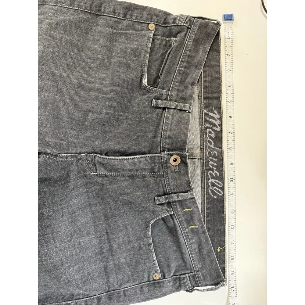 Madewell Mens‎ Black Straight Leg Denim Jeans Authentic Flex Size 30x32 Eco